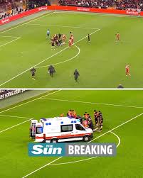 Medics Swarm Onto Pitch As Star Knocked Out And Another Rushed To Hospital In Horror Clash Of Heads