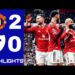 MANCHESTER UNITED STORM TO 2-0 WIN OVER TOTTENHAM HOTSPUR AT OLD TRAFFORD